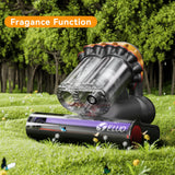 Bed Vacuum Cleaner with UV-C Light & High Heating Tech, Over 10Kpa Suction 400W Powerful Double E.LUO