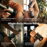 Rally Orbital Massager – Low Impact, High Performance Cordless Full-Body Recovery Device - 3 Attachments, Whisper-Quiet Calm Tech – Elite Muscle Relief for Athletes & Everyday Wellness