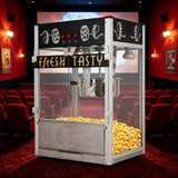 40Oz Countertop Commercial Popcorn Machine, Black Tabletop Popper Maker