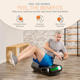 Lifepro Rumblex 4D Curved Vibration Plate Exercise Machine — Triple Motor, 7 Modes & 60 Speeds Vibrating Platform Machine — Full Body Vibration Plate for Lymphatic Drainage & at Home Workout
