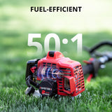 Amerisun AM4532 Gas Brush Cutter & Trimmer – High-Powered 2-Stroke Engine, Dual Cutting Heads, Lightweight & Easy to Use