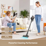 DREAME Cordless Stick Vacuum R20 Pure, 150AW Powerful Suction, Celeste LED Illumination, Anti-Tangle, Hard Floor & Carpet Cleaning, Up to 90Min Runtime, LED Screen, Lightweight, Versatile Attachments