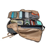 RiverSmith Carry On Fly Rod Case & Reel Storage – Travel Pack Fly Fishing Travel Bag – Backpack, Fits 8+ Rods, Overhead Bin Compatible Fishing Travel Luggage – Gray Cadmium