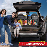 SURDOCA Car Trunk Organizer, 3rd Gen [7 Times Upgrade] Super Capacity Car Organizer SUV, Equipped SURDOCA
