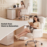 Big and Tall Office Chair, Flip Armrests for Pets & Cross Legged Sitting