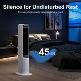 Windowless Portable Air Conditioner, 41 Inch Cooling Fans that Blow Cold Air, 3-in-1 Tower Fan with Remote, 3 Speeds, 120° Oscillation Swamp Cooler, 12H Timer Evaporative Cooler for Bedroom Indoor Use