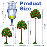 ELNDUXG Fruit Picker Upgraded Round Claws Can Reduce Fruit Damage Lengths from 5 to 13 Feet Fruit Picker Pole with Basket Adjustable Suitable for Cherry Lemon Pear Mango Trees and More(160inch)