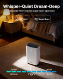 4500 Sq.Ft Dehumidifier for Basement and Large Rooms Max 80 Pint/Day Dehumidifiers with Drain Hose Smart Humidity Control 1.71Gallon Water Tank 24h Timer for Home, Bedroom, RV, Bathroom,