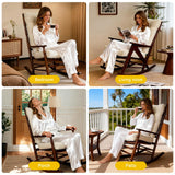 Rocking Chair Cushion, Set of Thicken Seat & Back Chair Cushions with Memory Foam