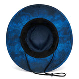 Soul of Adventure Bucket Hat | UV 50+ for Adults | Sun Protection with Adjustable Fit, Moisture-Wicking Fabric | Navy Blue with Underwater Print