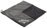 Callaway 2-In-1 Golf Towel & Golf Bag Rain Cover 18.00" x 18.00", Black