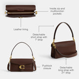 Polished Pebble Leather Tabby Shoulder Bag 26 Refresh