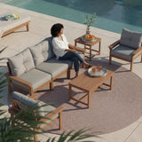 7-Pc HDPE Outdoor Sofa Set w/Tables