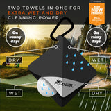 Frogger Amphibian Towels Bundle - Amphibian Towel & Golf Ball Towel Combination, Navy Seals