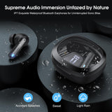 Wireless Earbuds, Bluetooth 5.4 Headphones HiFi Stereo Bass Ear Buds in Ear