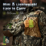 Hunting Rangefinder Mini with Rechargeable Battery, 875Y Laser Range Finder 6.5X Magnification (Leaf Camo) TIDEWE