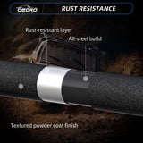 OEDRO Rear Bumper w/ 2 LED Lights Fits for 18-26 Jeep Wrangler JL 4Dr/ 2Dr