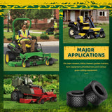 Wiltire 2 Pack 13x6.50-6 Turf Lawn Garden Mower Tire,13x6.5x6 Zero Turn Mower Tire, Tubeless Tractor Tires for Garden Tractors, Walk-behind Mowers, Turf Maintenance Vehicles, Golf Carts
