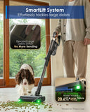 Tineco Pure ONE A90S Cordless Vacuum Cleaner, 270AW Powerful Suction, Up to 105min Runtime, 3DSense Master Brush, 150° Green LED Light, Stick Vacuum Cleaner for Pet Hair, Carpet & Hard Floor