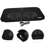 Metal Laptop Cooling Pad Stand with Fan for 14 to 17 Inch Computers