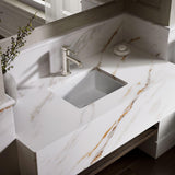 KOHLER Verticyl 17" Undermount Bathroom Vanity Sink With Overflow Drain, Undermount Bathroom Sink, White