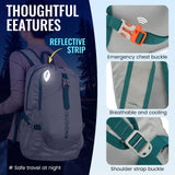 YISUDONN Hiking Backpack, 30L Lightweight Camping Water Resistant Large Hiking Bag Outdoor Travel Daypack for Men Wome