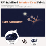downluxe 24x24 Outdoor Chair Cushions, Waterproof Fade Resistant Patio Furniture Cushions with Handle & Removable Cover