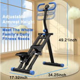 Borcolo Stair Stepper for Home, 265lbs Vertical Climber Machine for Full-Body Exercise, Stair Stepper with Resistance, Home-Upgrade Climber Equipment with Adjustable Handlebar for Women Men, Black