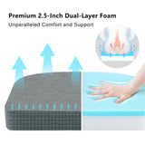 Nordjager Chair Cushions for Dining Chair Seat Set of 4, Memory Foam Chair Pads Help You Relief