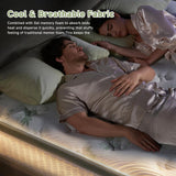 Queen Size Mattress 12 Inch, Medium Firm Memory Foam Hybrid Mattress with Individual Pocket Spring - Pressure Relief, Motion Isolation, Cool Sleep, 60" x 80"