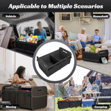 Sposuit Trunk Organizer for Car - 70L Collapsible Trunk Storage with 11 Pockets & Reinforced Handles Sposuit