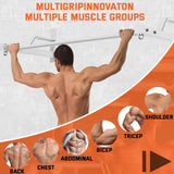2026 Upgrade Pull Up Bar Wall Mounted - 600 lbs Heavy Duty Strength Training Pull-Up Bars, Ideal Rogue Pull Up Bar for Home and Commercial Gym, Easy Installation Chin Up Bar, Versatile Garage Pullup Bar (White)