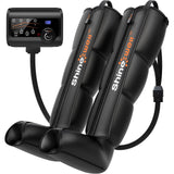 SHINE WELL Leg Recovery Compression System, Professional Foot and Leg Air Compression Boots, Sequential Device for Massage Therapy, Fast Recovery & Improved Circulation for Athletes & Gym (Small)