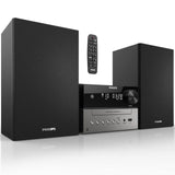 CD Player and Stereo System for Home - Compact Radio Player with Bookshelf Speakers PHILIPS
