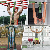 Ayombo Pull Up Assistance Bands, Resistance Bands for Pull Up Bar Working Out, Adjustable Pull Up Bands for Exercise Muscle Training and Shape Body, Home Gym Workout Equipment Set with Foot Strap
