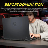 msi Cyborg A15 AI 15.6" FHD 144Hz Gaming Laptop, AMD Ryzen 9 270, GeForce RTX 5060, 32GB RAM, 3TB Storage(2TB SSD+1TB Docking Station Set), 4-Zone RGB Keyboard, Wi-Fi 6E, Win 11 Pro, Black