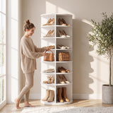 Rotating Shoe Rack,Shoe Shelf,Shoe Organizer for Closet,Spinning Shoe Racks