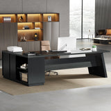 Tribesigns L-Shaped Executive Desk, 78-Inch Modern Office Desk with Drawers and Lateral File Cabinet