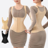 MISTHIN Waist Trainer for Women Corset Shapewear Tummy Control Vest Waist Cincher Shaper Workout Girdle (Nude, Small)