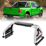 MONOKING Full Size Stainless Steel Roll Bar for Truck with Brake Light, Sports Bar for 2007-2026 Raptor F150 F250 F350 F450 Silverado 1500/2500/3500/4500 Sierra Dodge Ram Tundra Titan