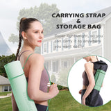 UMINEUX Extra Thick 1/3'' Non Slip Yoga Mats for Women, Eco Friendly TPE Fitness Exercise Mat with Carrying Sling & Storage Bag UMINEUX