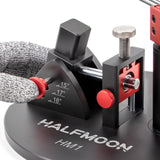 Professional Precision Adjust Knife Sharpener Set with 3 Grit Abrasive Stones (240/600/1000) - Ideal for Folding, Kitchen, Hunting & Pocket Knives