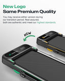 UREVO Smart 2-in-1 Folding Treadmill, Compact Walking Pad with Safety Handle, Plug and Play, Dual LED Display, Workout APP, Walking or Running for Home Office, Remote Included