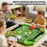 Remote Control Foosball Table Game, Mini Soccer Board Games with 3 Balls & 4 Remote Controllers, Football Tabletop Games Toy for Kids and Adults 3 4 5 6 7 8-12+Years Old - Gift for Boys Girls