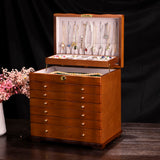 Xloverise Wooden Jewelry Box,jewelry boxes for women large jewlrey box&organizers with necklace hanger,jewerly organizer,jewelry holder organizer,9-layer large capacity jewelry storage box