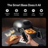 Typhur Sync One Smart Wireless Meat Thermometer: Standalone Base with LCD Display, Unlimited WiFi & Bluetooth Range, Enhanced Signal Stability
