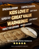 Sportneer Sleeping Bag for Adults & Kids, Cold Weather & Warm Waterproof Camping Sleeping Bag, Compact Portable for Camping Hiking & Travel