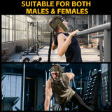 Fitness Neck Head Harness Trainer, Adjustable Chin Strap and Head Harness Strength with 30 Lb Resistance Bands, Neoprene Neck Exerciser for Weight Lifting, Home and Gym Use, Green