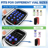 Heliospark 19 Slots Peptide Case for Fridge 1ml 2ml 3ml 5ml 10ml 30ml Vials