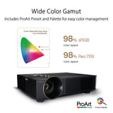 ASUS ProArt A1 Professional Projector Calman Verified with 3000 Lumens, Full HD Projector with 4K Input, Auto Keystone